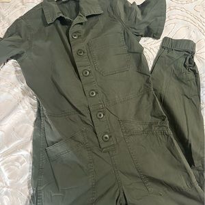Army Green Jumpsuit